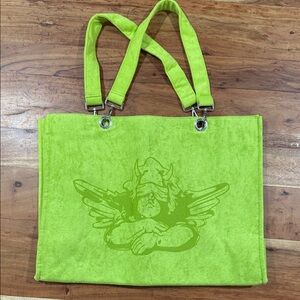 Lime Green Tote Bag